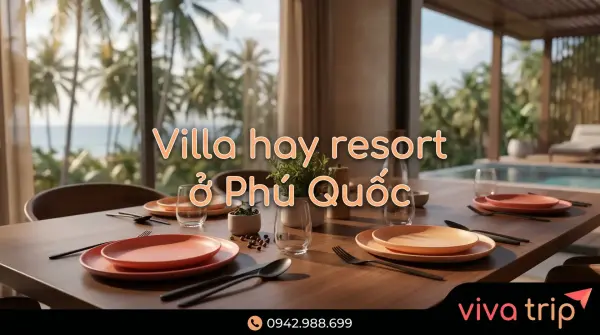 Villa hay resort ở Phú Quốc: chọn đúng loại hình sẽ tiết kiệm công sức hơn nhiều