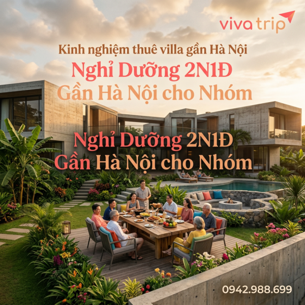 Nghỉ Dưỡng 2N1Đ Gần Hà Nội cho Nhóm: 8 Điểm Đến Dưới 2 Giờ Lái Xe (2026)