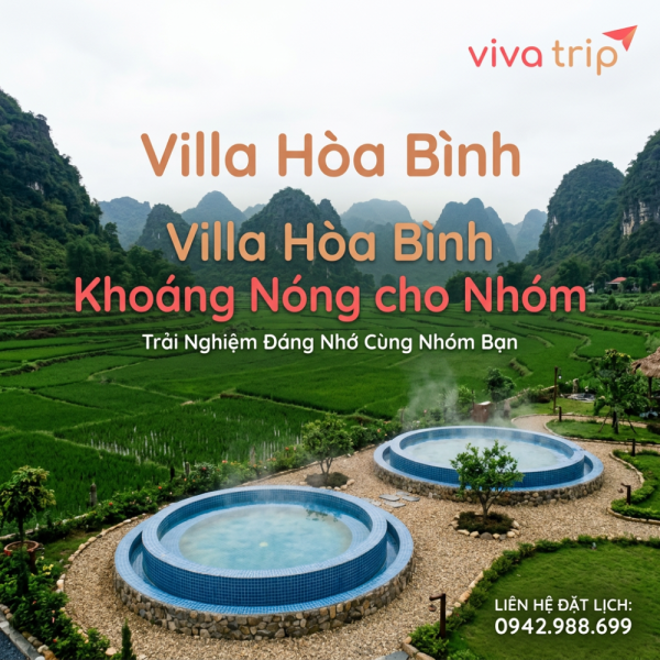 Villa Hòa Bình Khoáng Nóng cho Nhóm: Villa Có Onsen Riêng Khác Gì Villa Gần Khu Khoáng?