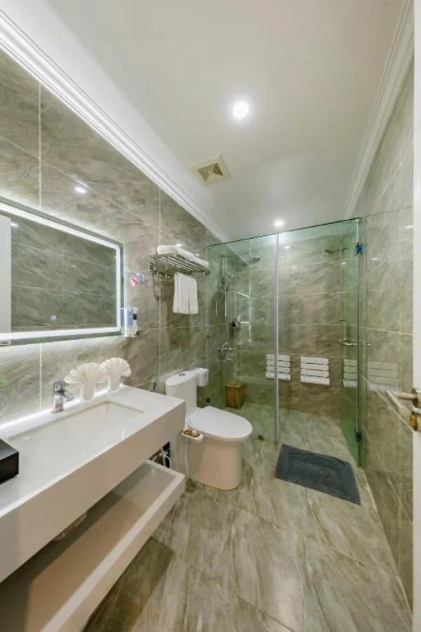 Ảnh chi tiết phòng Phòng Deluxe Giường Đôi/2 Giường Đơn Nhìn Ra Thành Phố 7