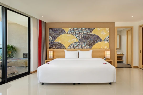 Ảnh chi tiết phòng Phòng Deluxe Giường Đôi/ 2 Giường Đơn Nhìn Ra Biển 9