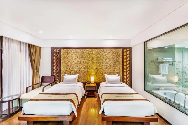 Ảnh chi tiết phòng Phòng Deluxe 2 giường đơn Hướng vườn (Garden View Deluxe Twin) 7