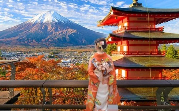 Ảnh Nhật Bản: Tokyo - Disneyland - Núi Phú Sĩ - Oshino Hakkai - Công viên Fujiten - Nagoya - Kyoto - Kobe - Osaka (4 đêm khách sạn, Thưởng thức bò Kobe & trải nghiệm trà đạo – mặc Yukata, Hái trái cây) - 9